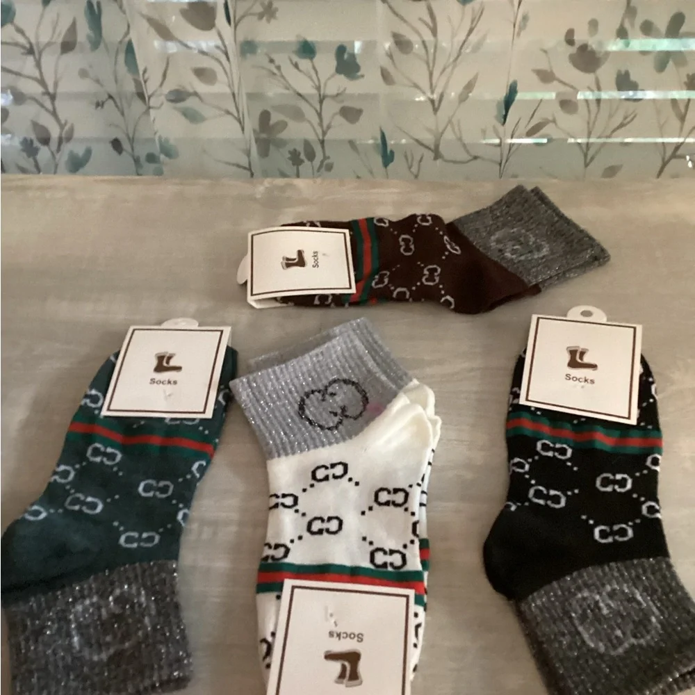 Stylish Multicolor Socks Set - Picture 5 of 6